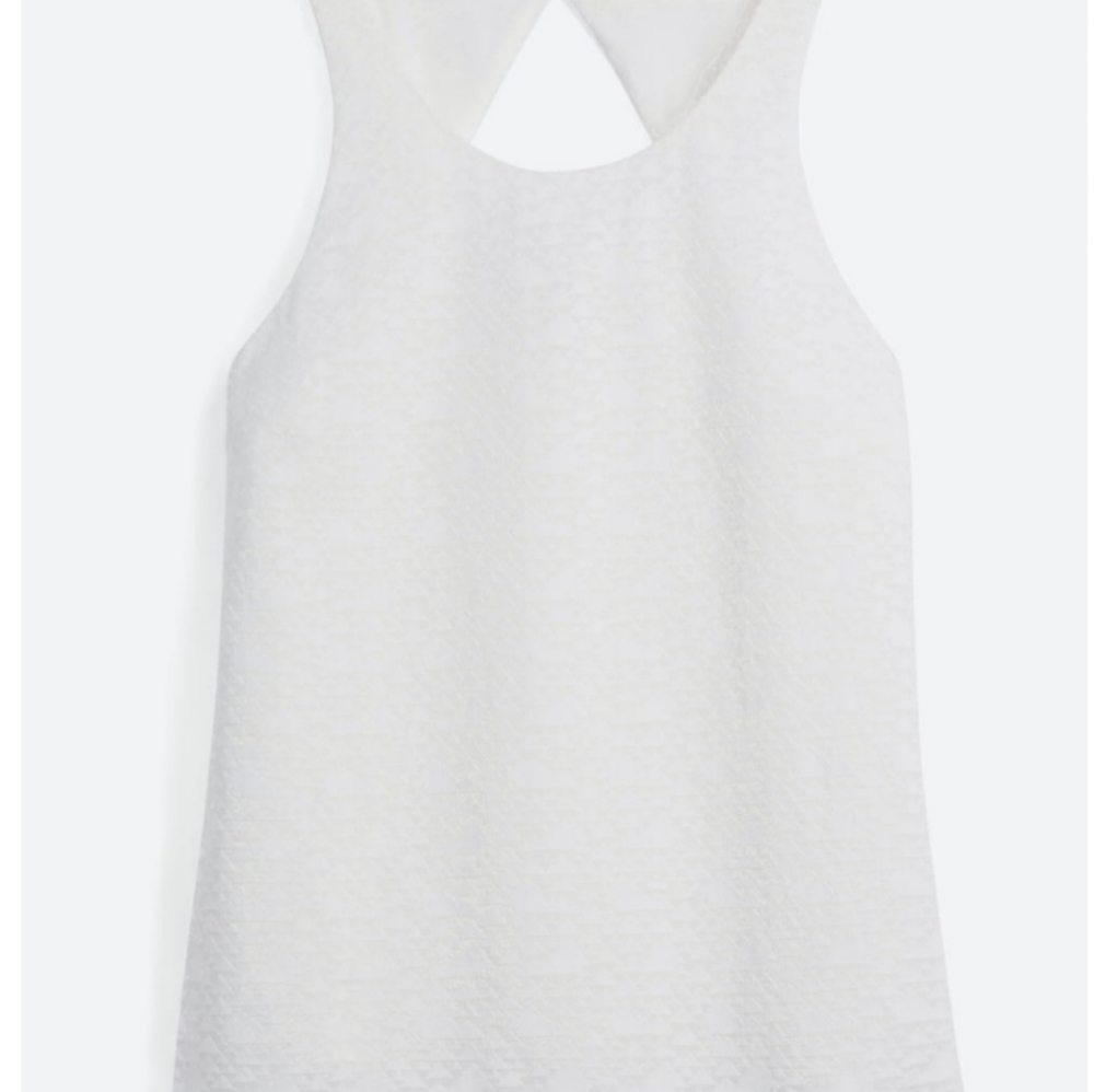 Albright Embroidered Keyhole Back Blouse